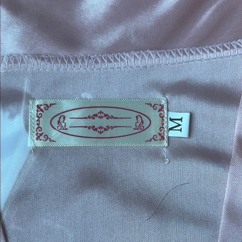 Pink Women's Satin Robe - Picture 2 of 6